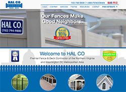 HalCo Fence Web Design